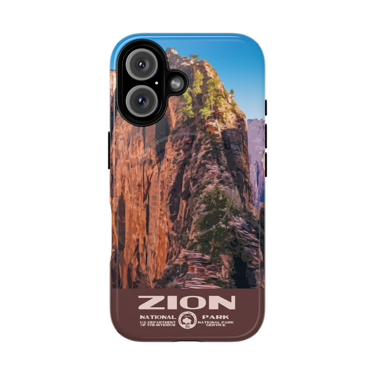 Zion National Park iPhone Case with MagSafe - Angels Landing Trail