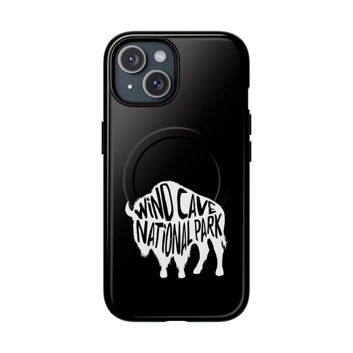 Wind Cave National Park iPhone Case with MagSafe - Bison Design