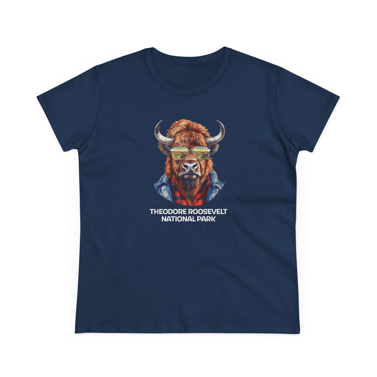 Theodore Roosevelt National Park Women's T-Shirt - Cool Bison