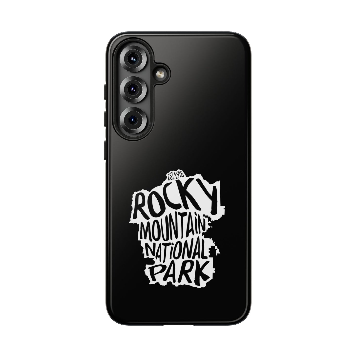 Rocky Mountain National Park Phone Case - Map Design