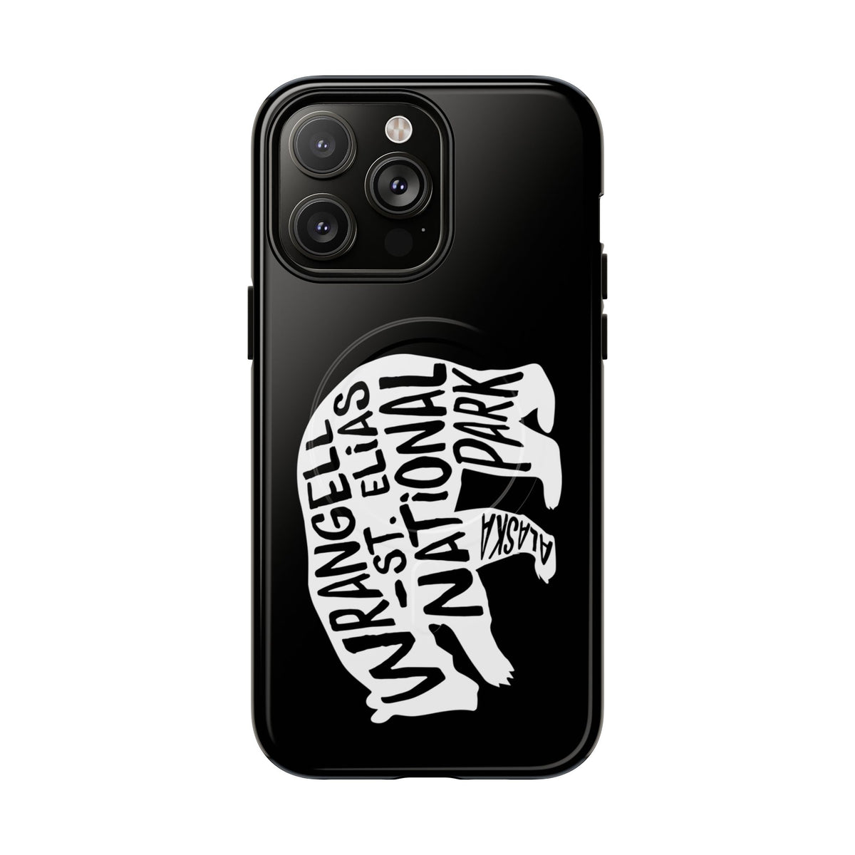 Wrangell - St. Elias National Park iPhone Case with MagSafe - Grizzly Bear Design