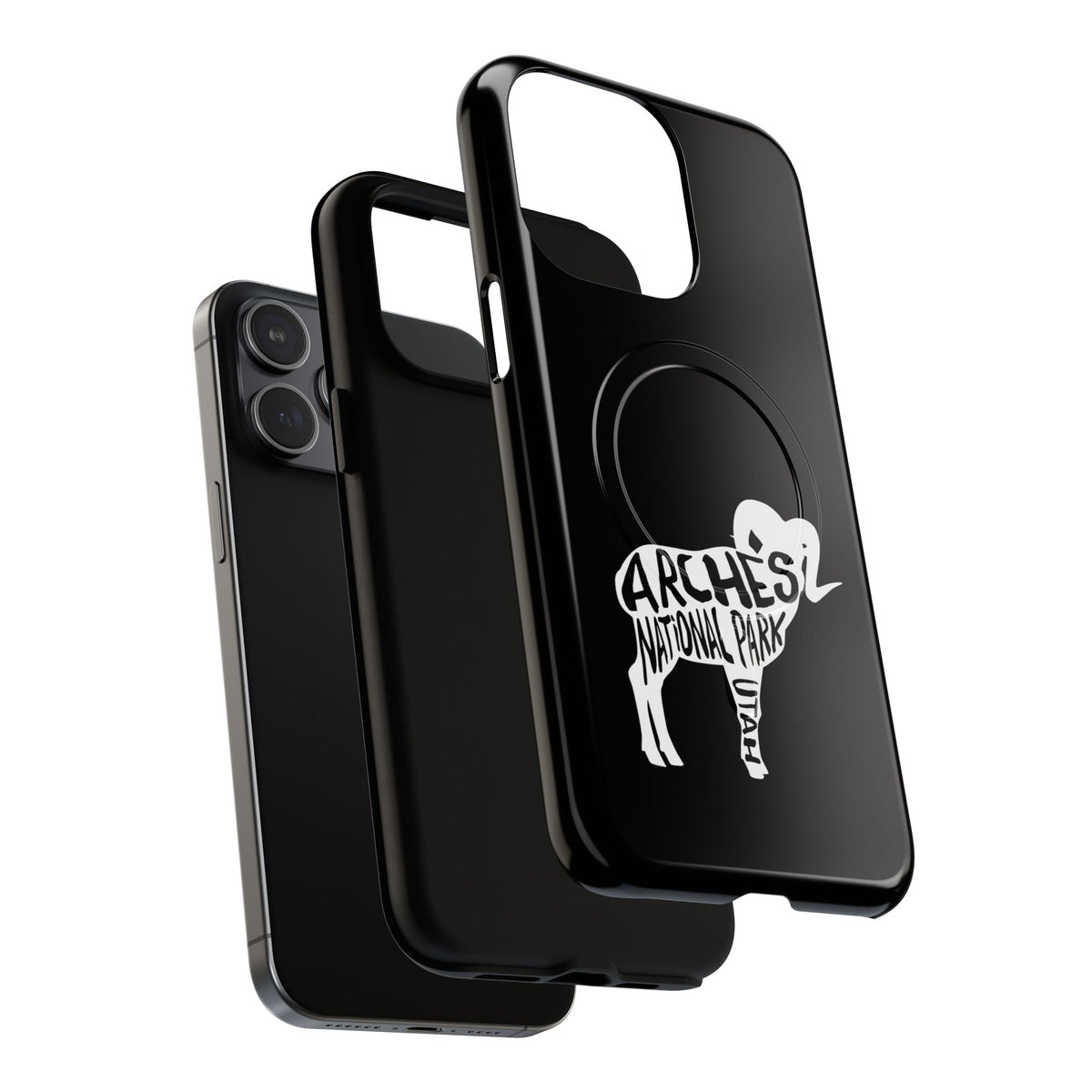 Arches National Park iPhone Case with MagSafe - Bighorn Sheep Design