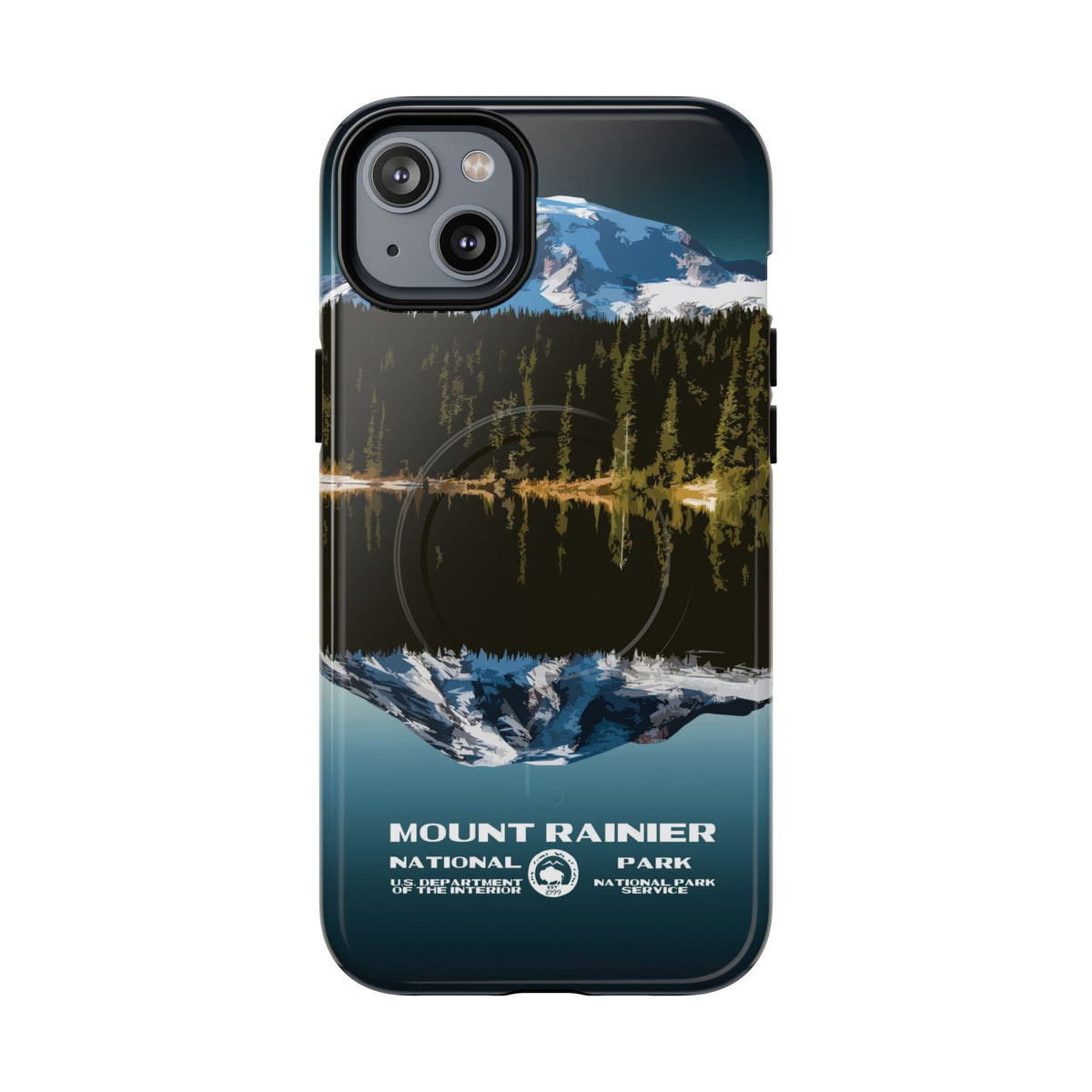 Mount Rainier National Park iPhone Case with MagSafe - WPA Design