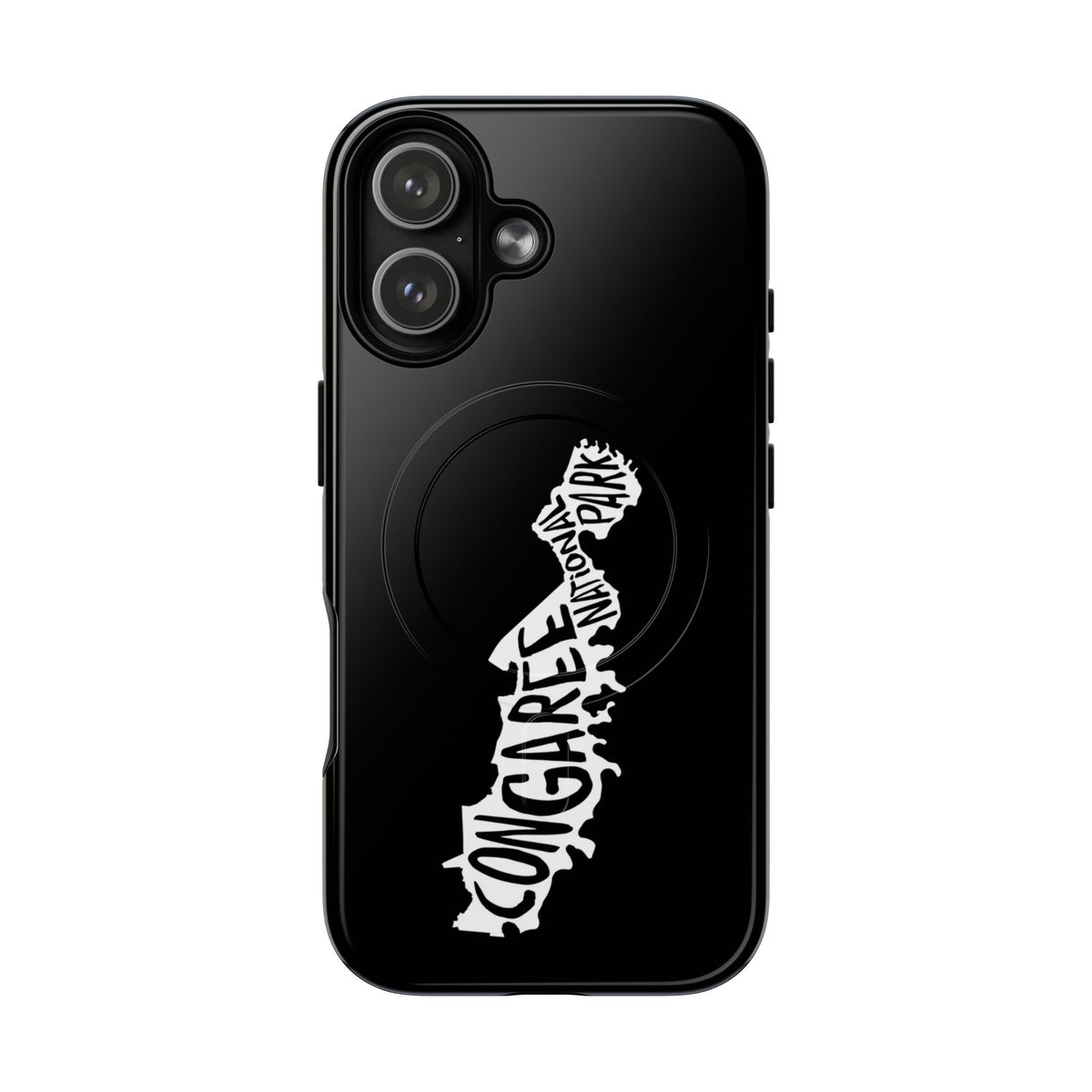 Congaree National Park iPhone Case with MagSafe - Map Design