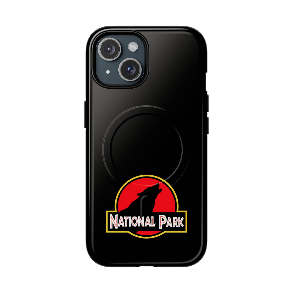 Wolf National Park iPhone Case with MagSafe - Parody Logo