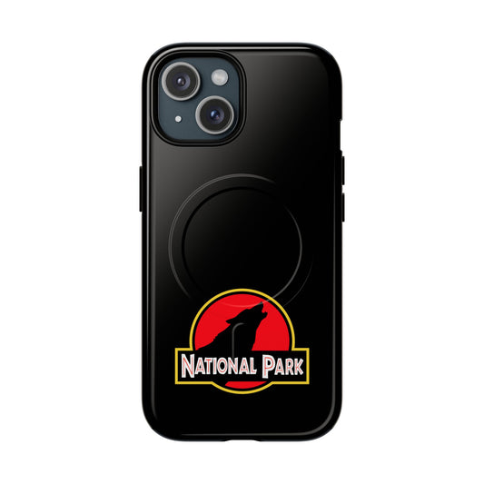 Wolf National Park iPhone Case with MagSafe - Parody Logo
