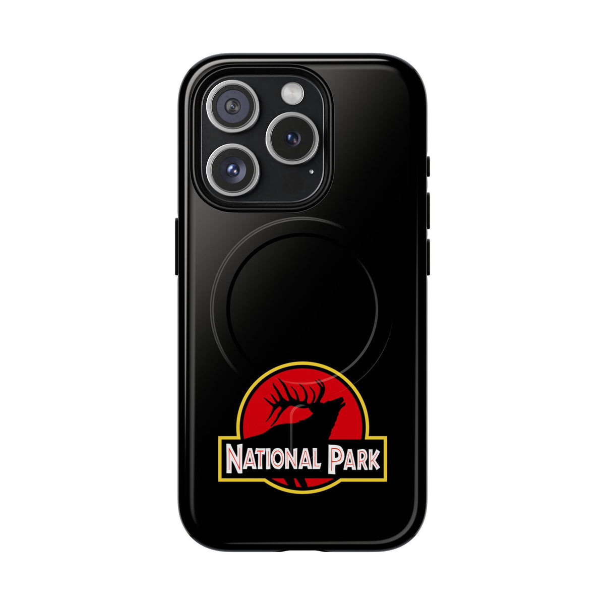 Elk National Park iPhone Case with MagSafe - Parody Logo