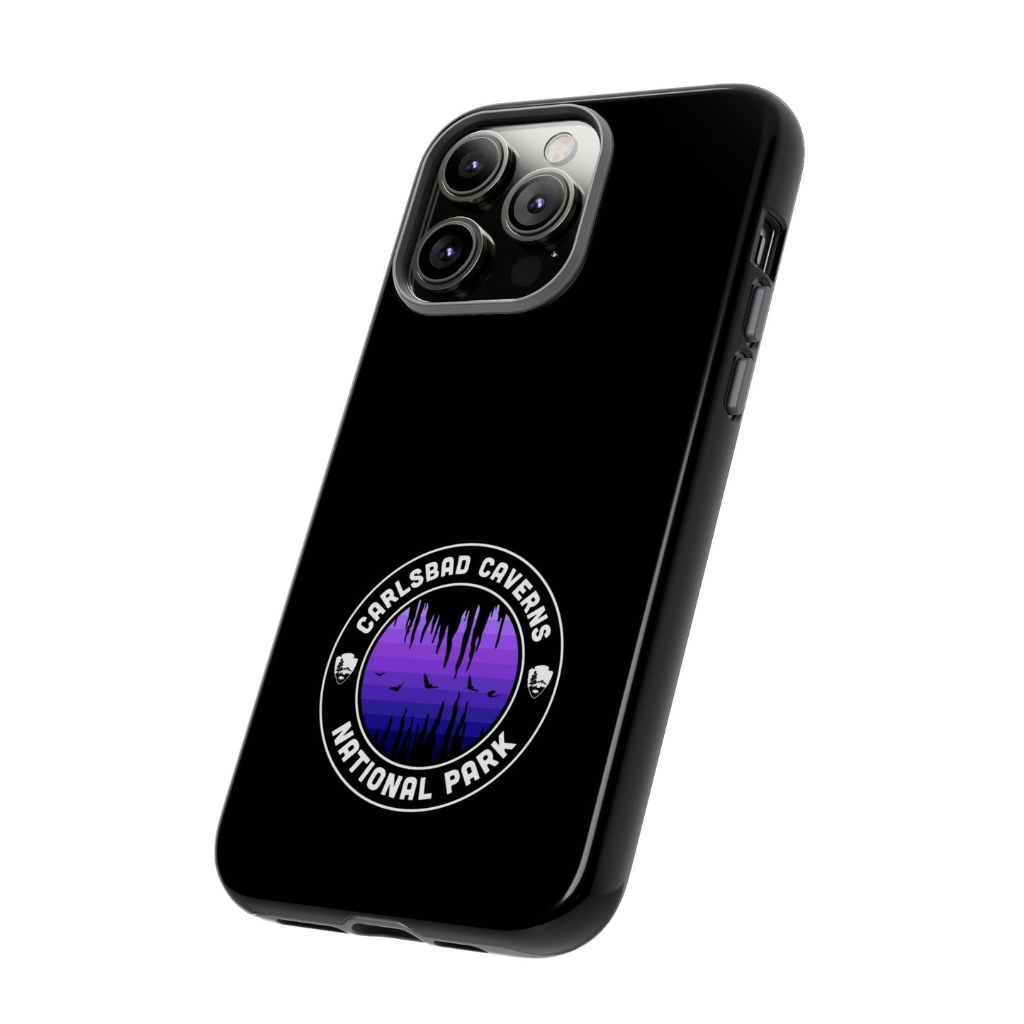 Carlsbad Caverns National Park Phone Case - Round Emblem Design