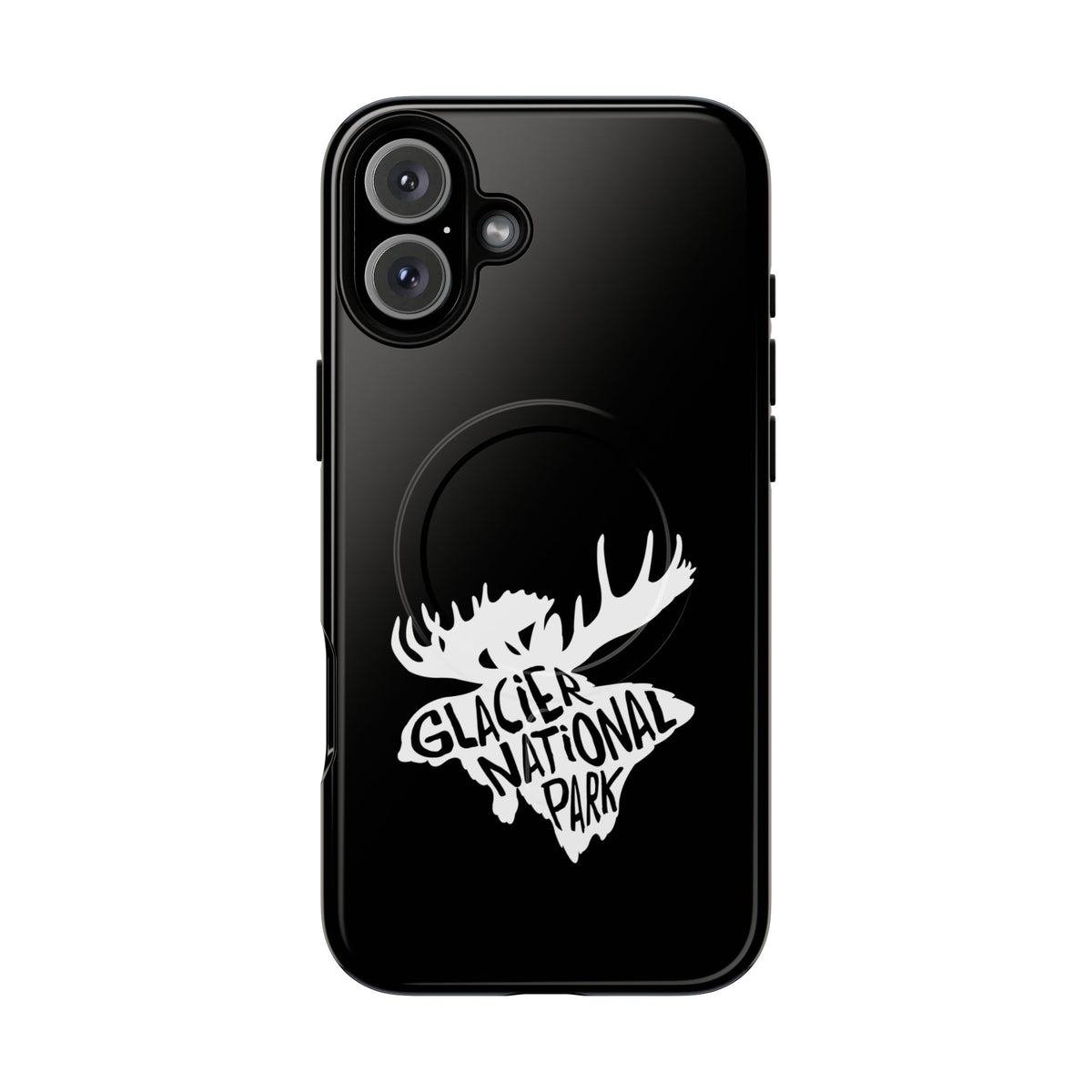 Glacier National Park iPhone Case with MagSafe - Moose Design
