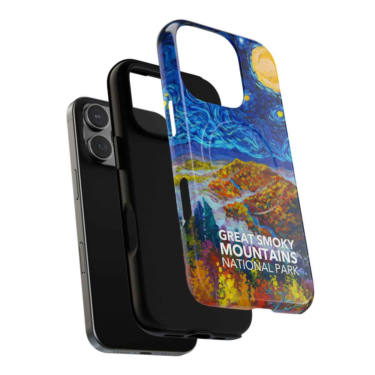 Great Smoky Mountains National Park iPhone Case with MagSafe - Starry Night