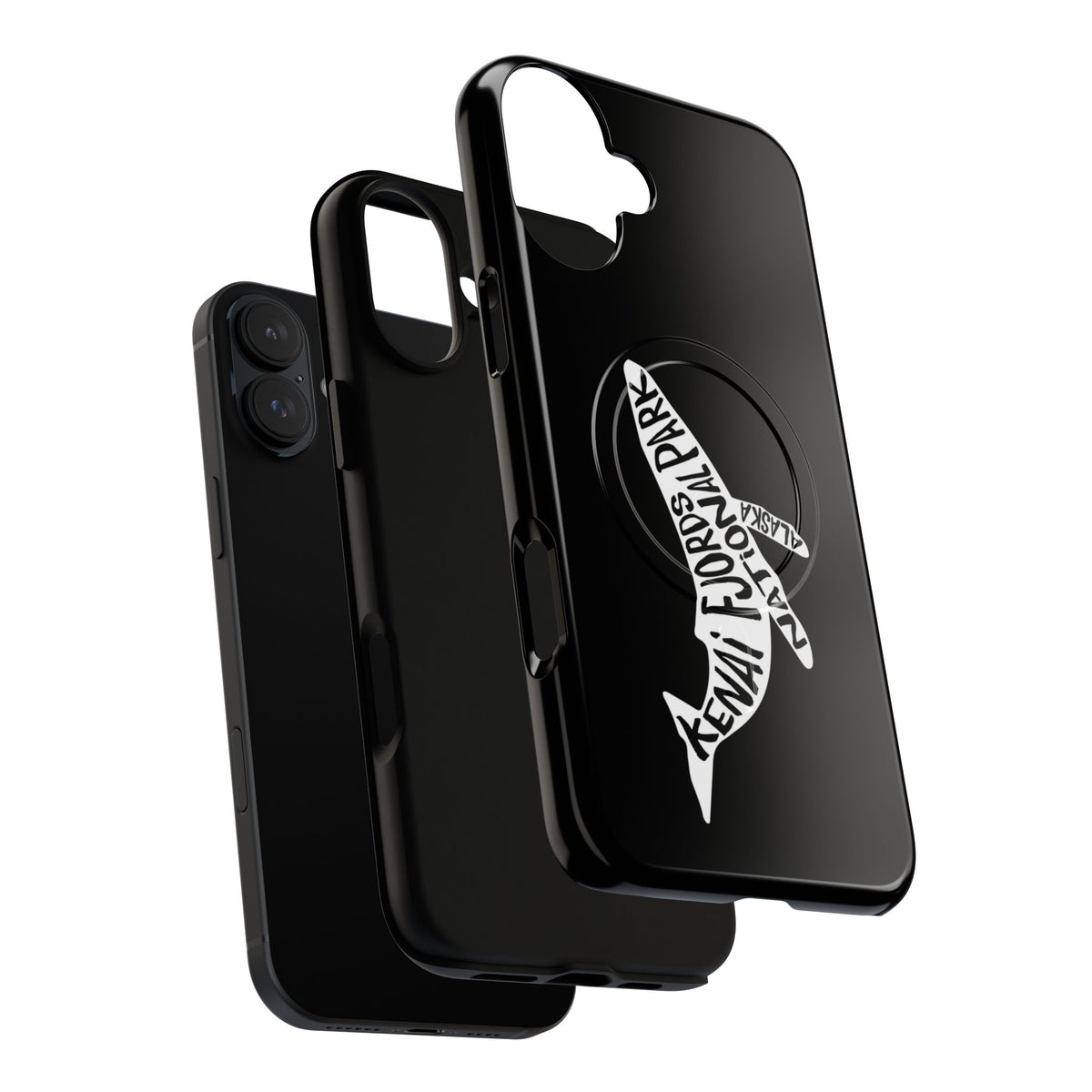 Kenai Fjords National Park iPhone Case with MagSafe - Humpback Whale Design