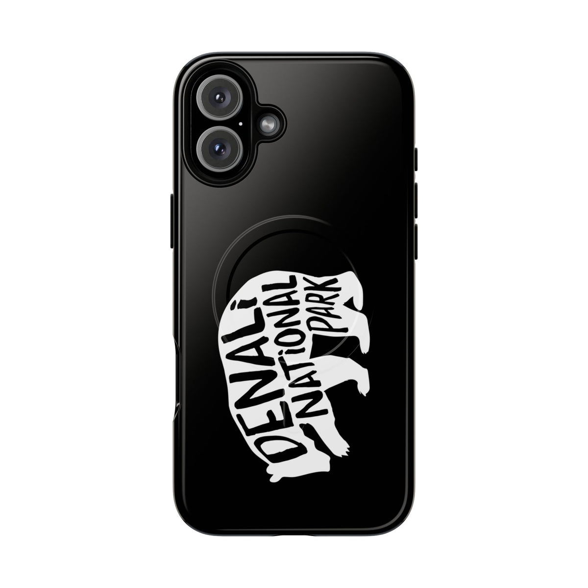 Denali National Park iPhone Case with MagSafe - Grizzly Bear Design