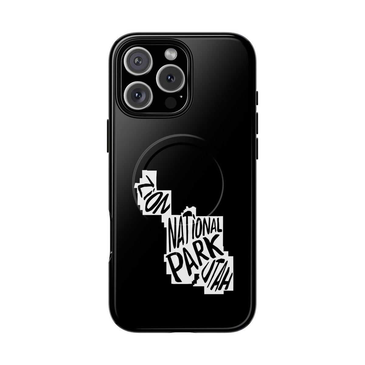 Zion National Park iPhone Case with MagSafe - Map Design