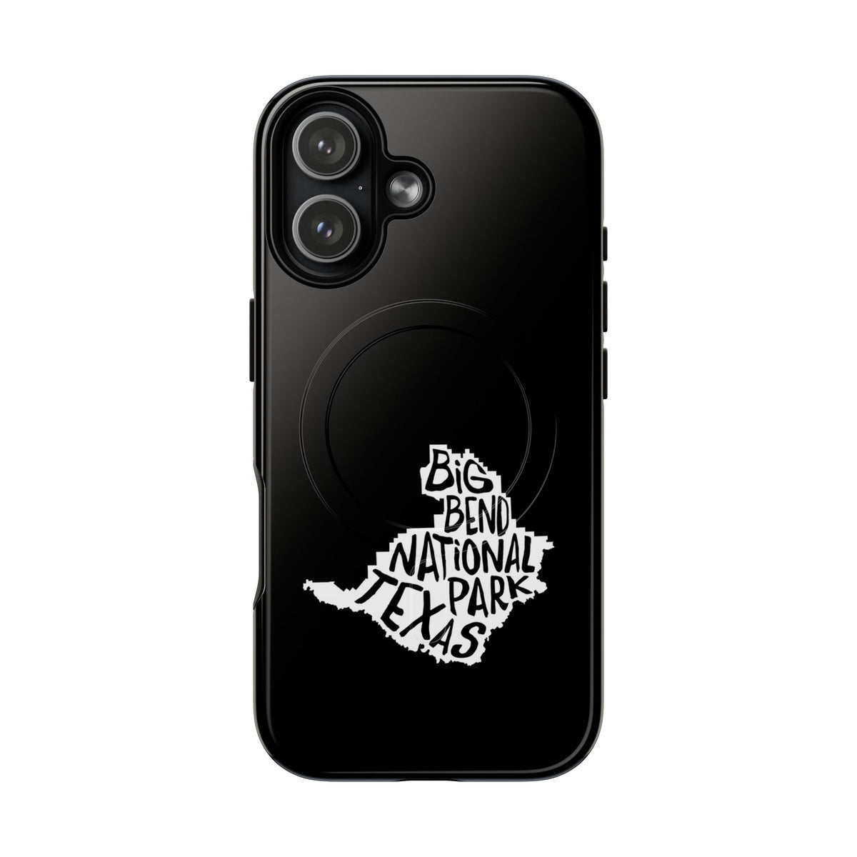 Big Bend National Park iPhone Case with MagSafe - Map Design