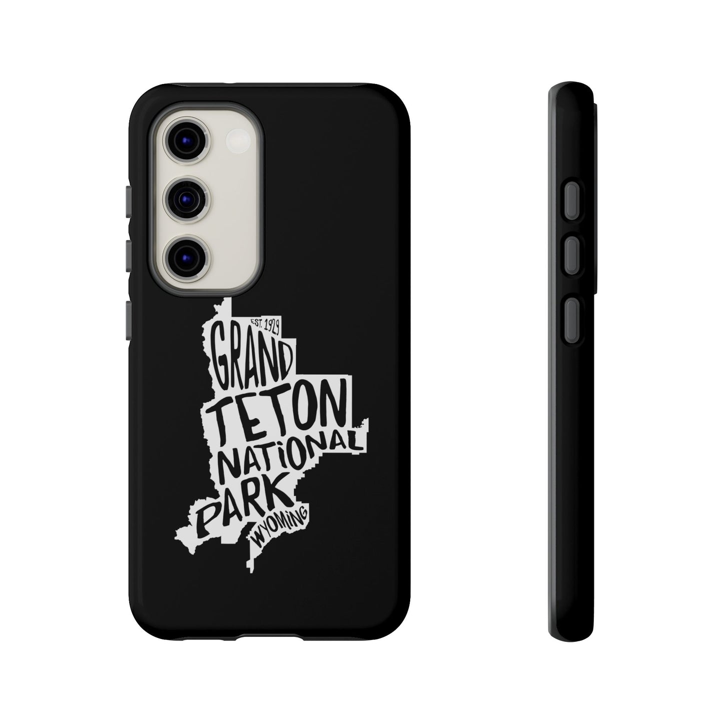 Grand Teton National Park Phone Case - Map Design