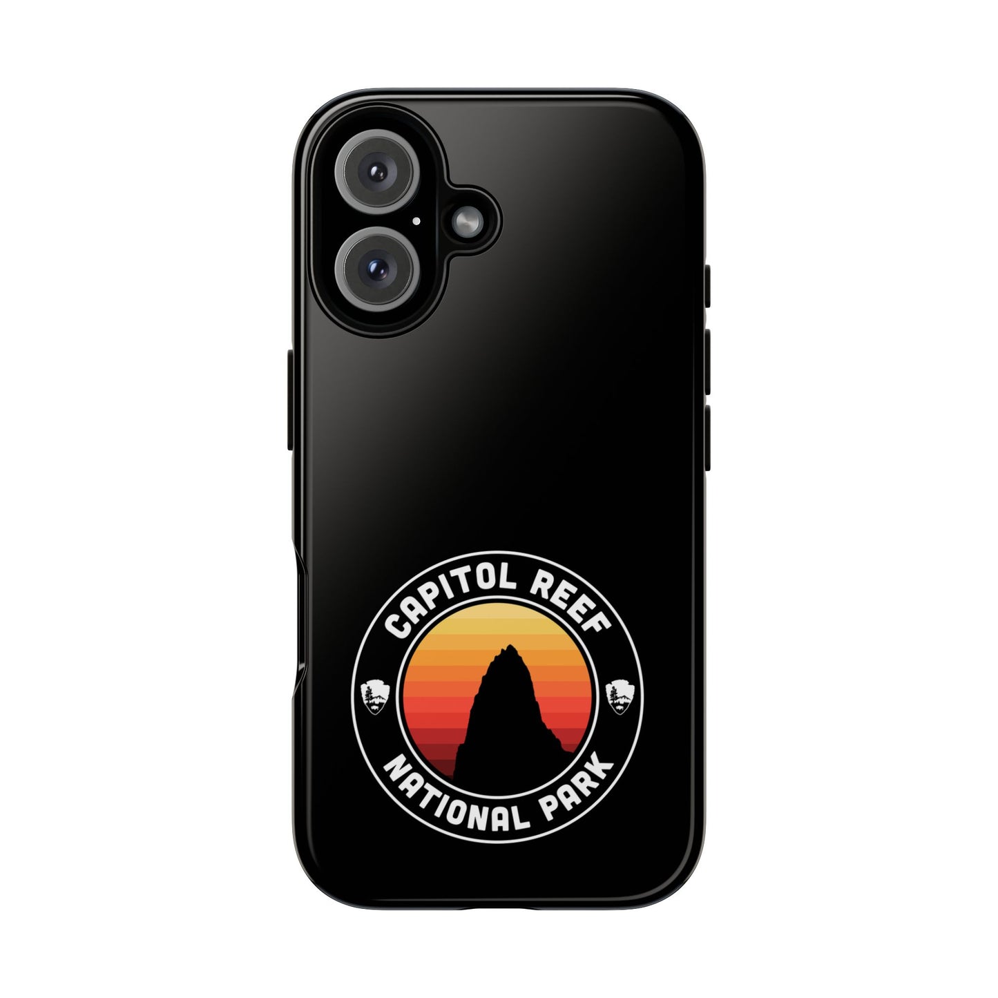 Capitol Reef National Park Phone Case - Round Emblem Design