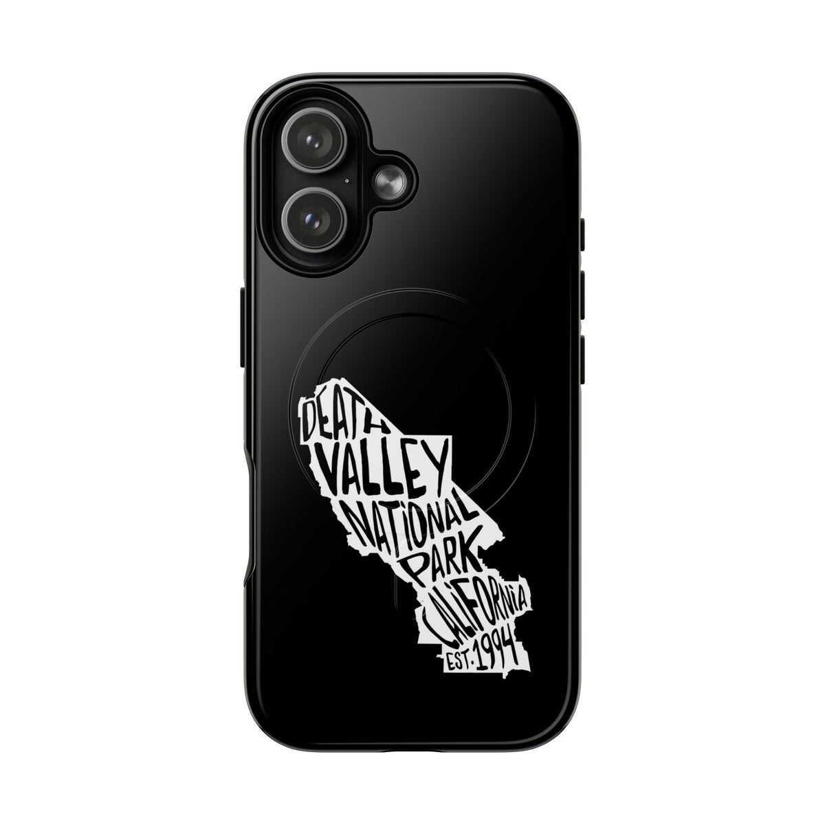 Death Valley National Park iPhone Case with MagSafe - Map Design
