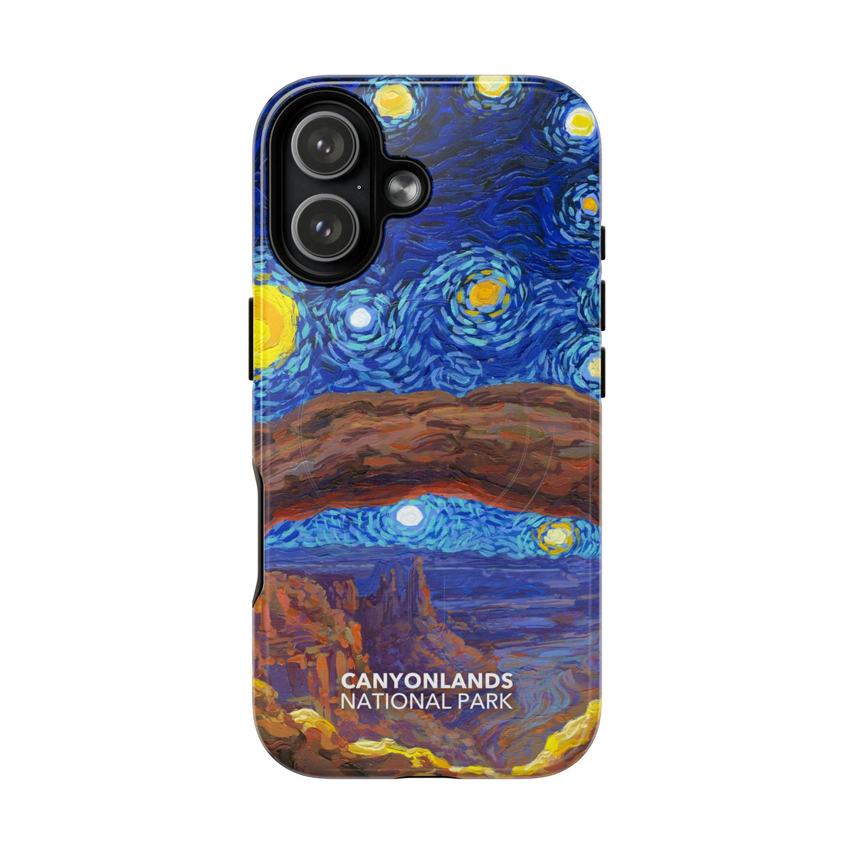 Canyonlands National Park iPhone Case with MagSafe - Starry Night