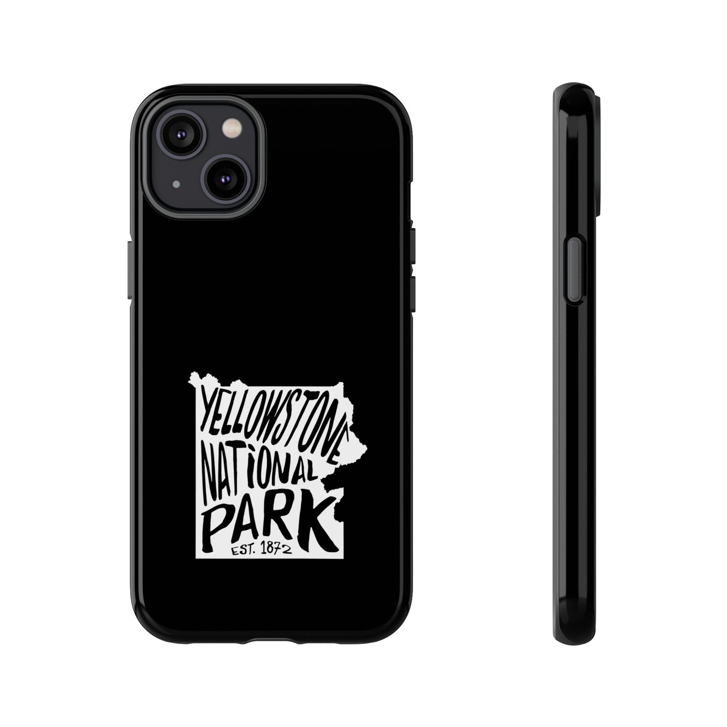 Yellowstone National Park Phone Case - Map Design