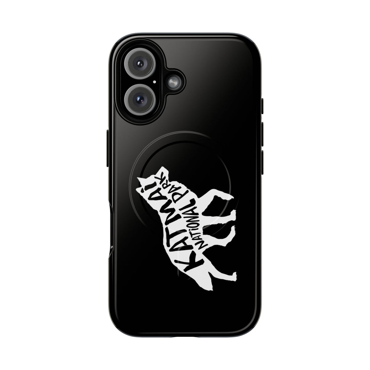 Katmai National Park iPhone Case with MagSafe - Wolf Design