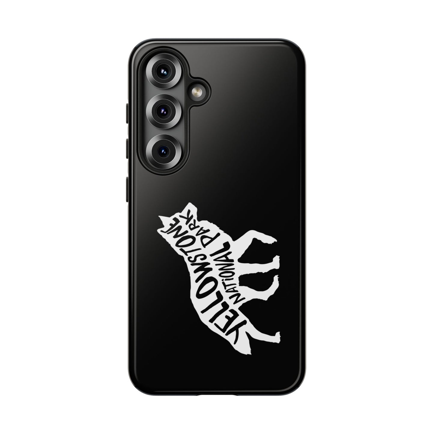 Yellowstone National Park Phone Case - Wolf Design