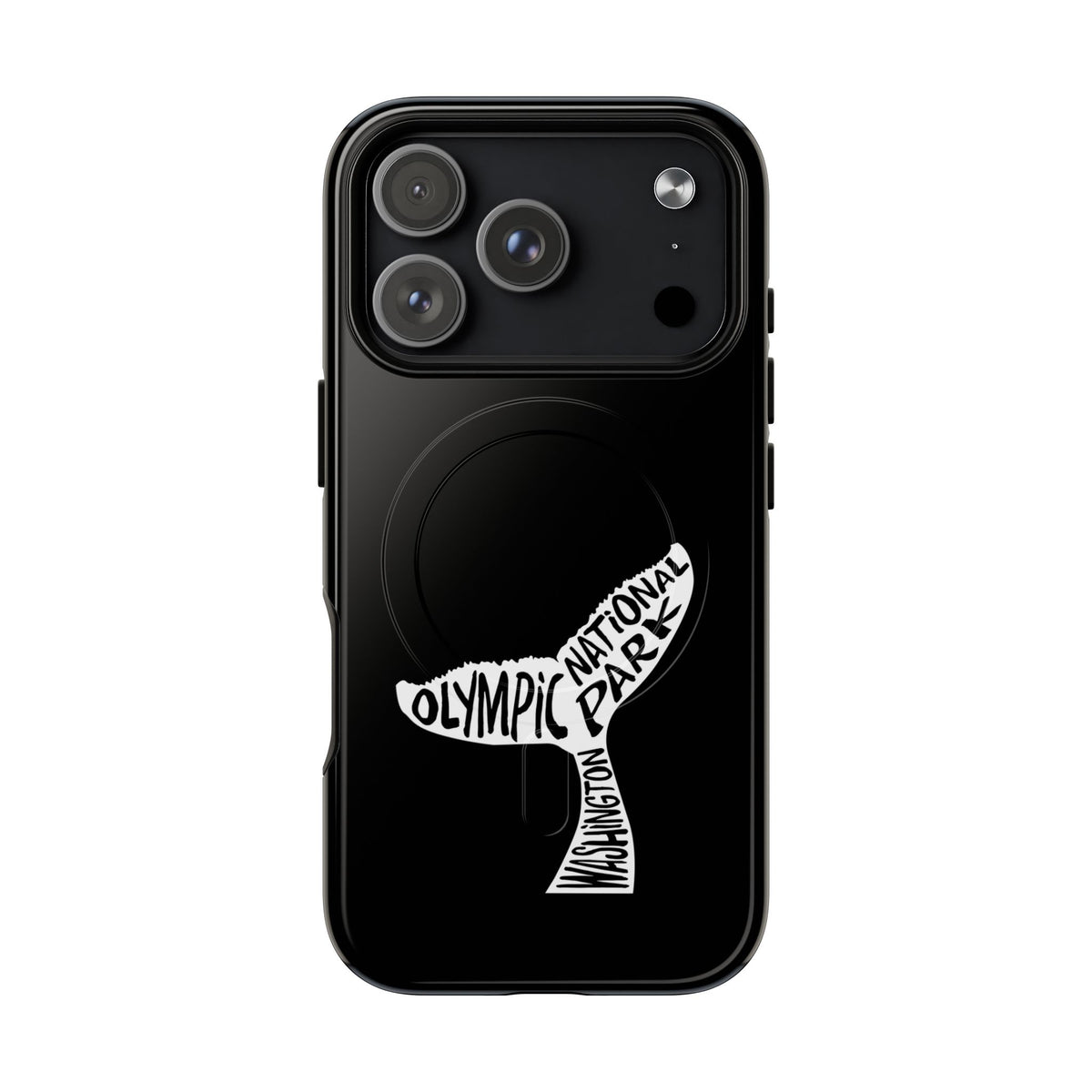 Olympic National Park iPhone Case with MagSafe - Humpback Whale Tail Design