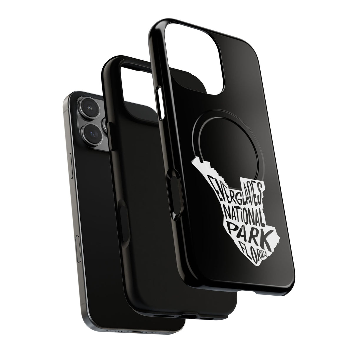 Everglades National Park iPhone Case with MagSafe - Map Design