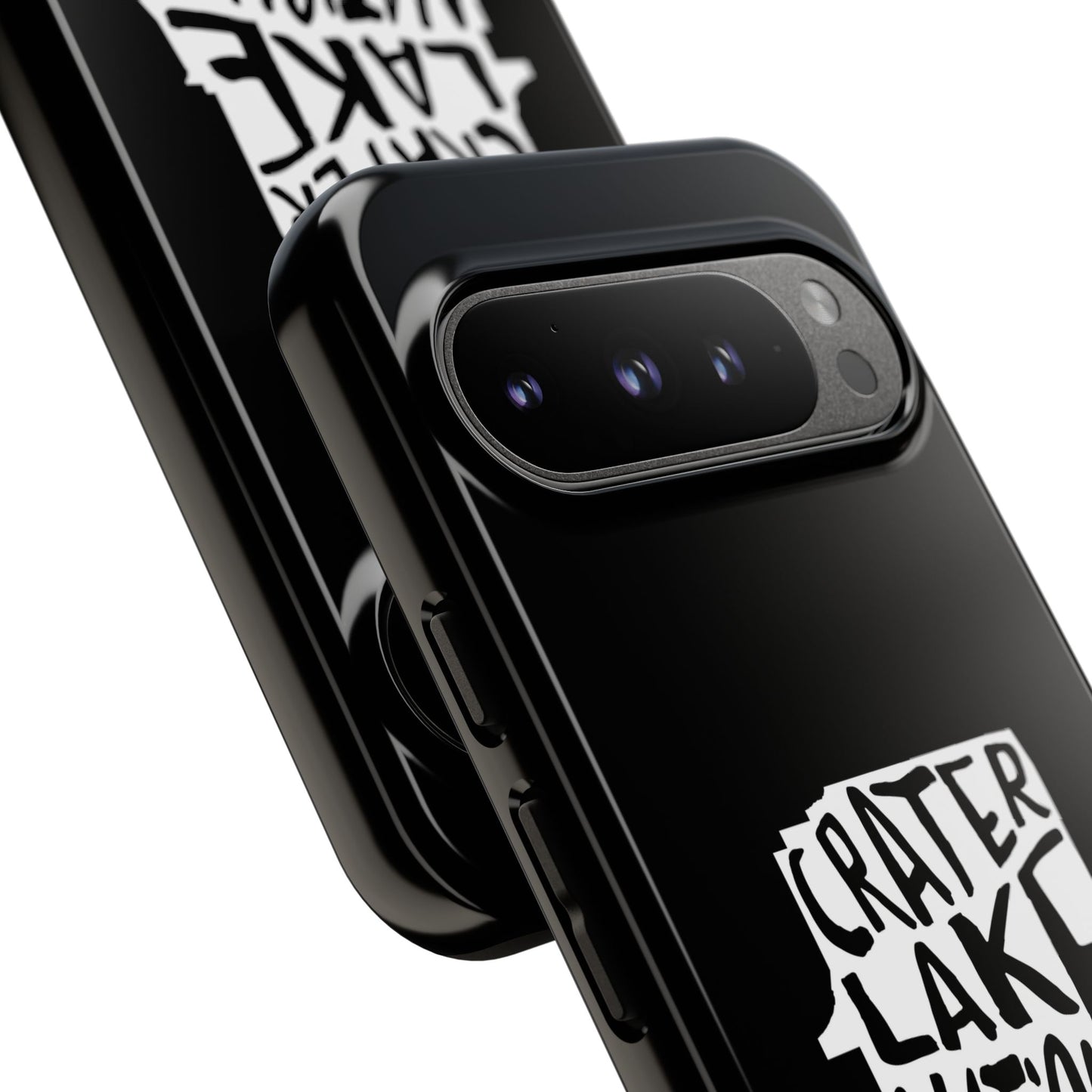 Crater Lake National Park Phone Case - Map Design