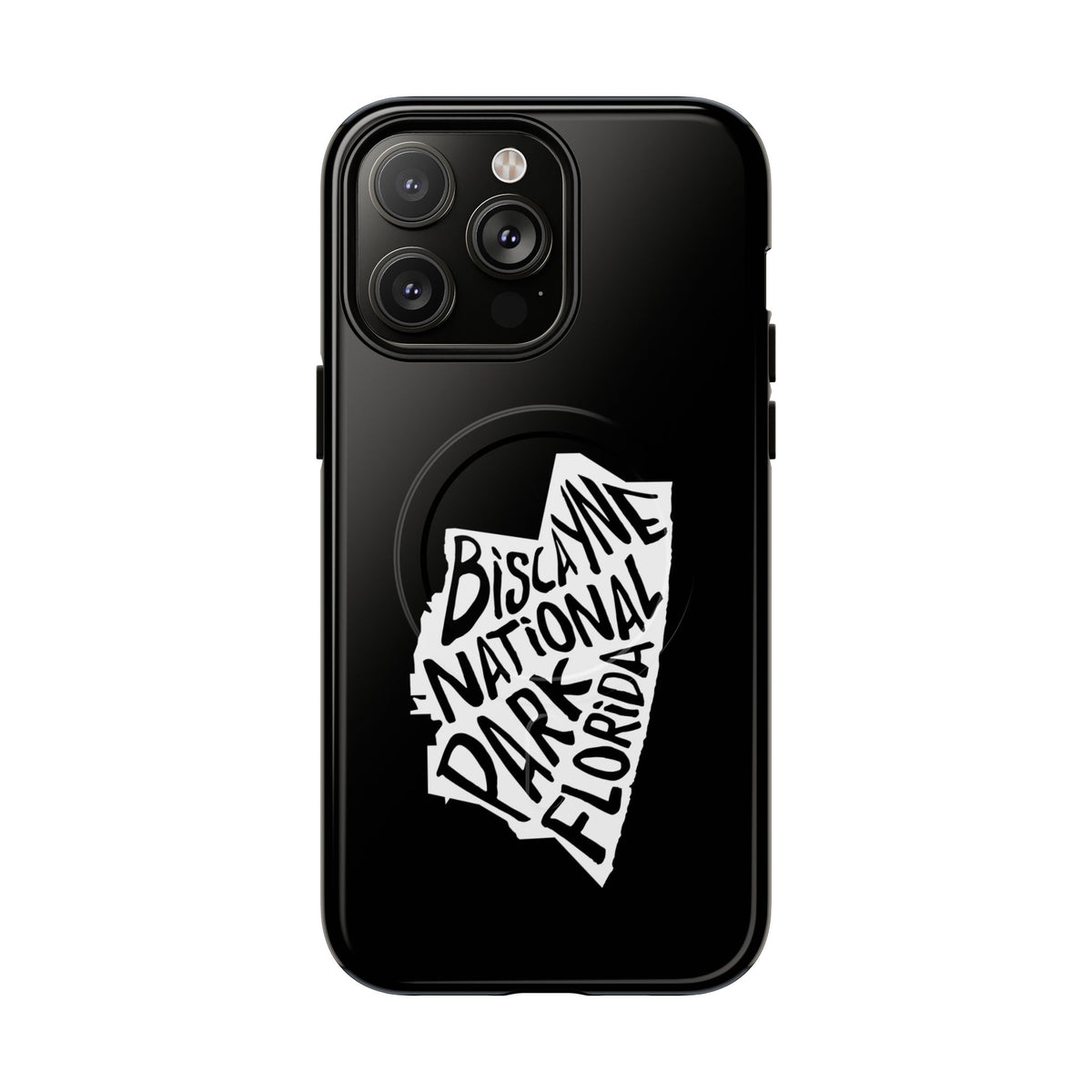 Biscayne National Park iPhone Case with MagSafe - Map Design