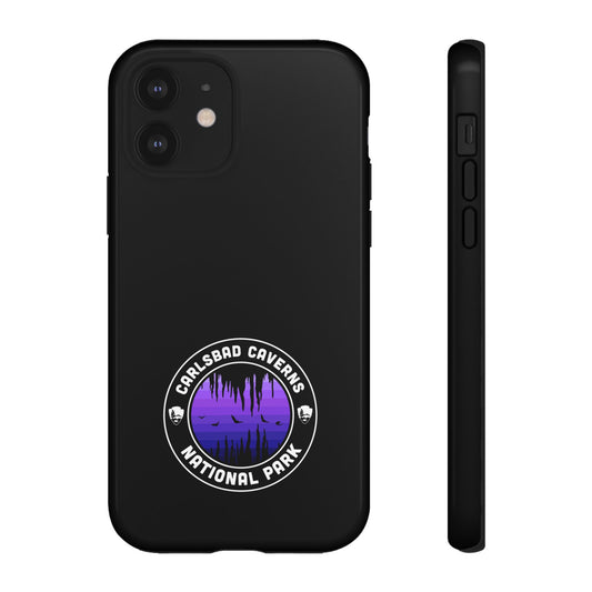 Carlsbad Caverns National Park Phone Case - Round Emblem Design