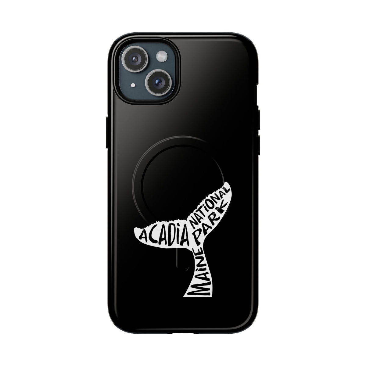 Acadia National Park iPhone Case with MagSafe - Humpback Whale Tail Design