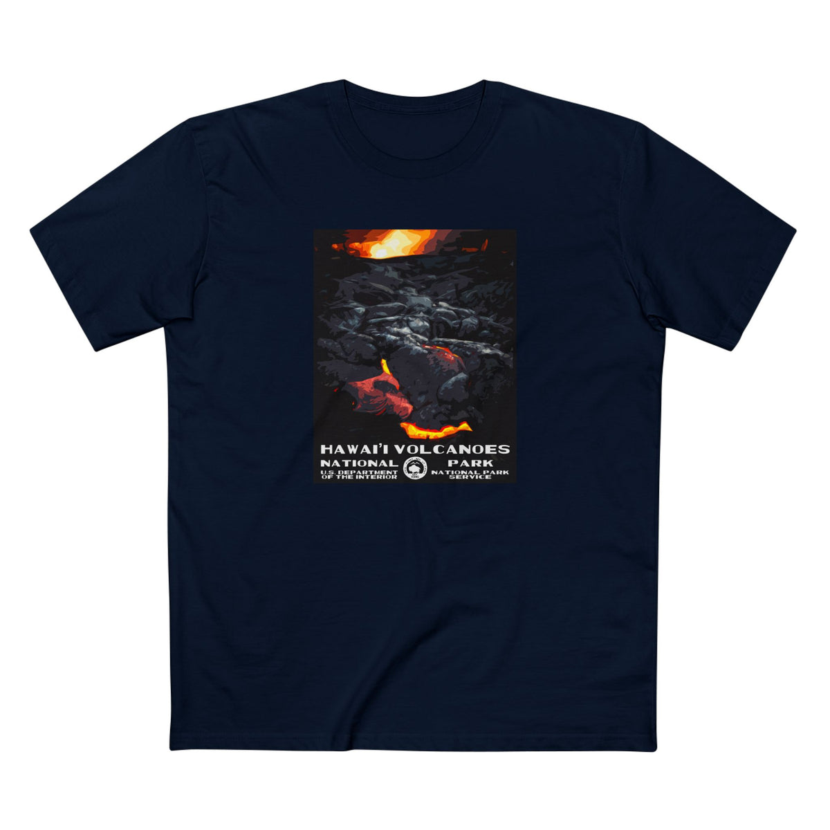 Hawai'i Volcanoes National Park T-Shirt in Navy