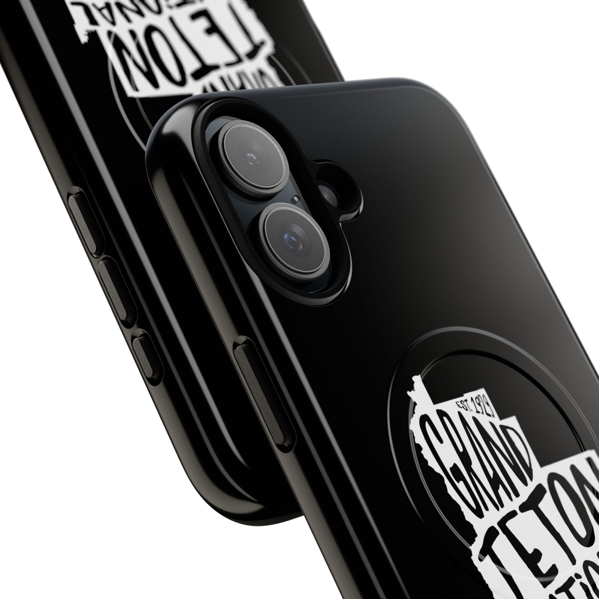 Grand Teton National Park iPhone Case with MagSafe - Map Design