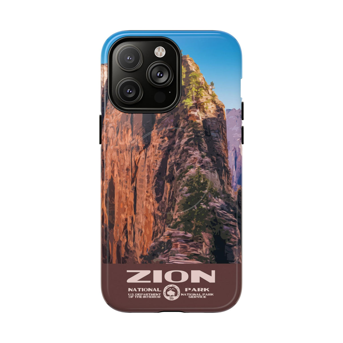 Zion National Park iPhone Case with MagSafe - Angels Landing Trail