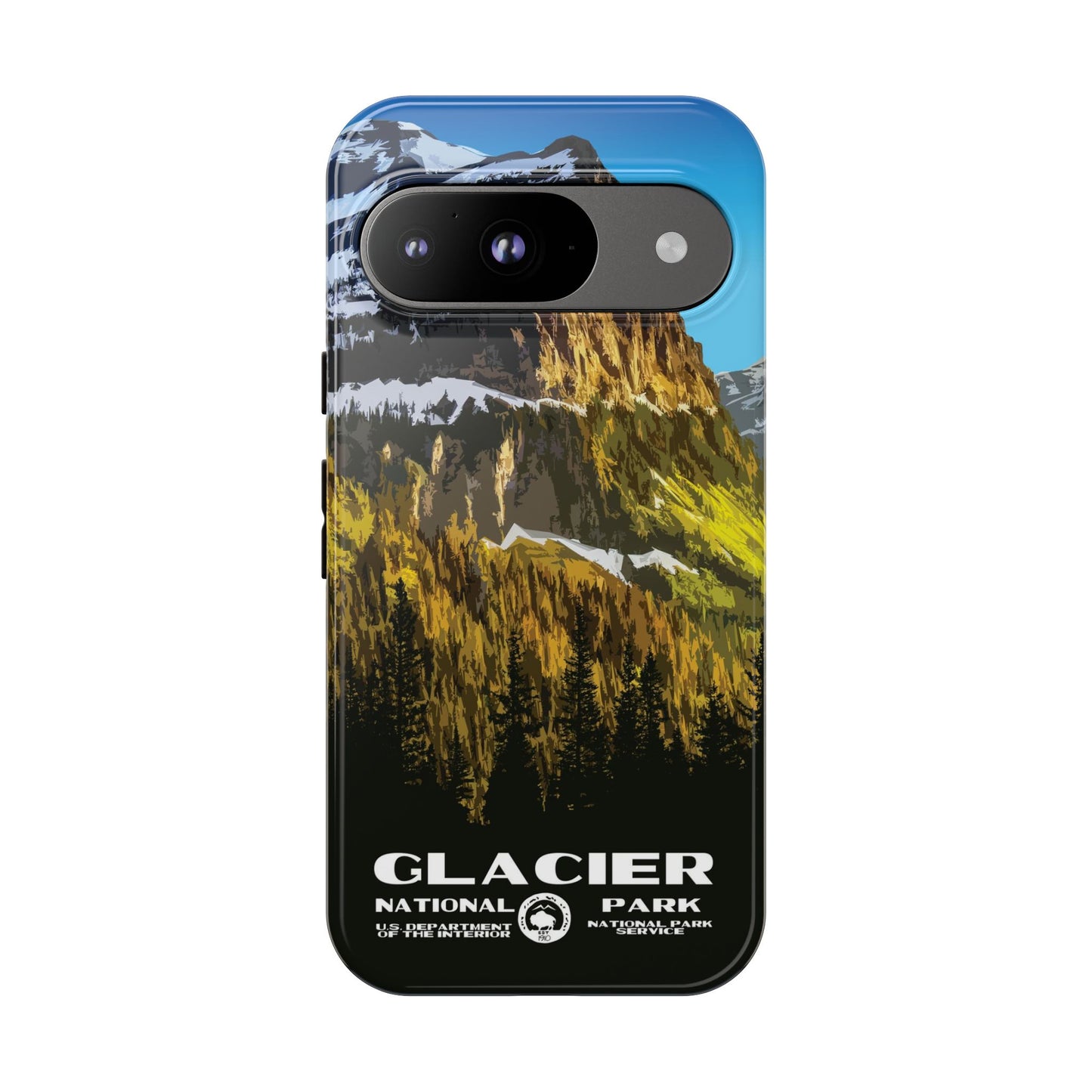 Glacier National Park Phone Case - WPA Style