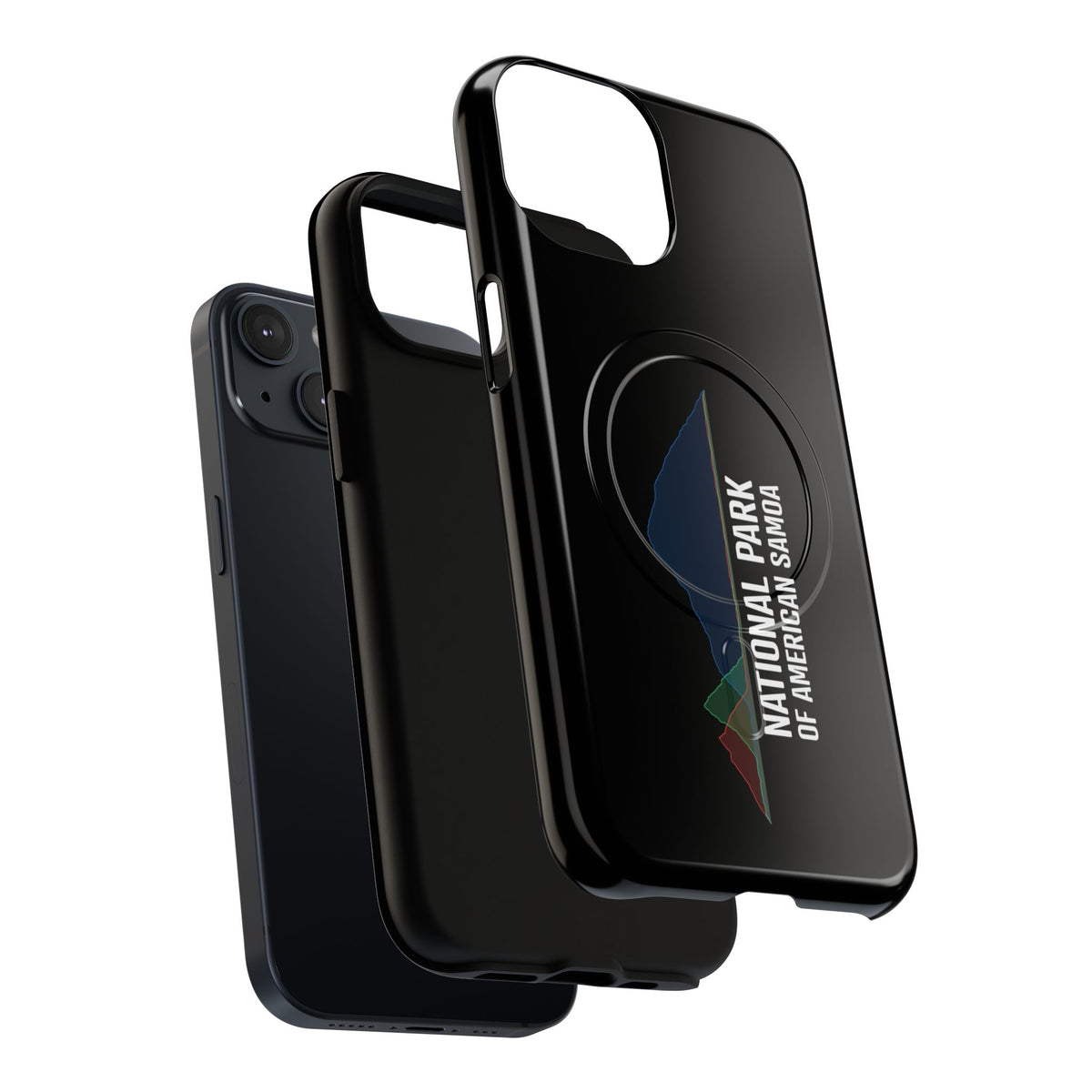National Park of American Samoa iPhone Case with MagSafe - Histogram Design