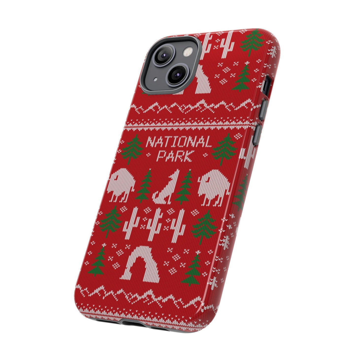 National Park Phone Case - Fair Isle Pattern