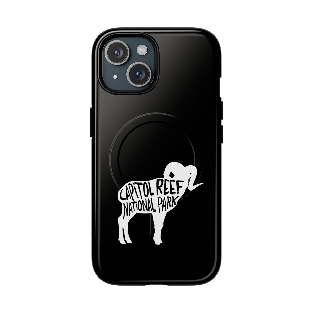 Capitol Reef National Park iPhone Case with MagSafe - Bighorn Sheep Design