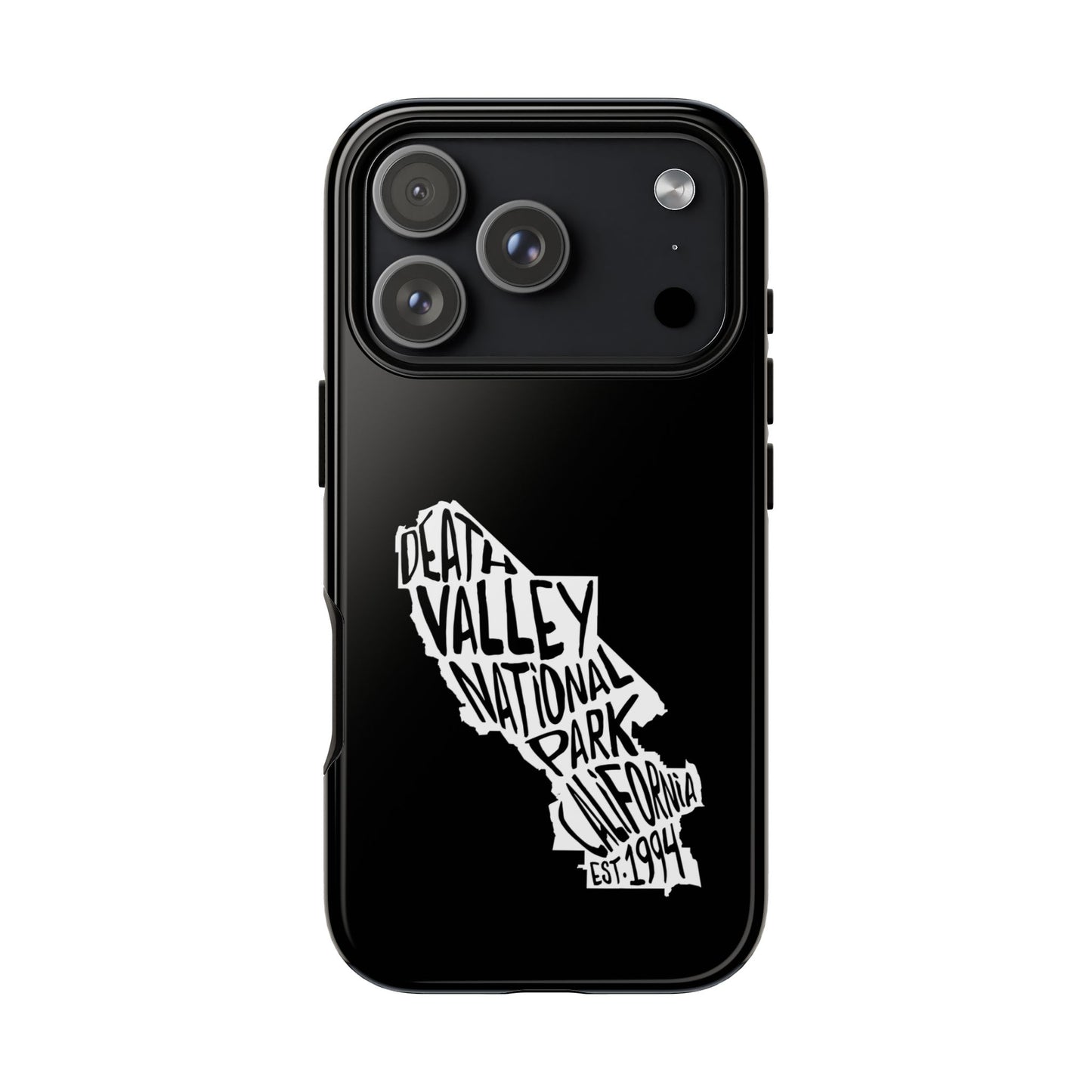 Death Valley National Park Phone Case - Map Design