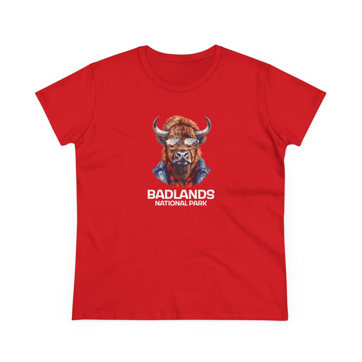 Badlands National Park Women's T-Shirt - Cool Bison