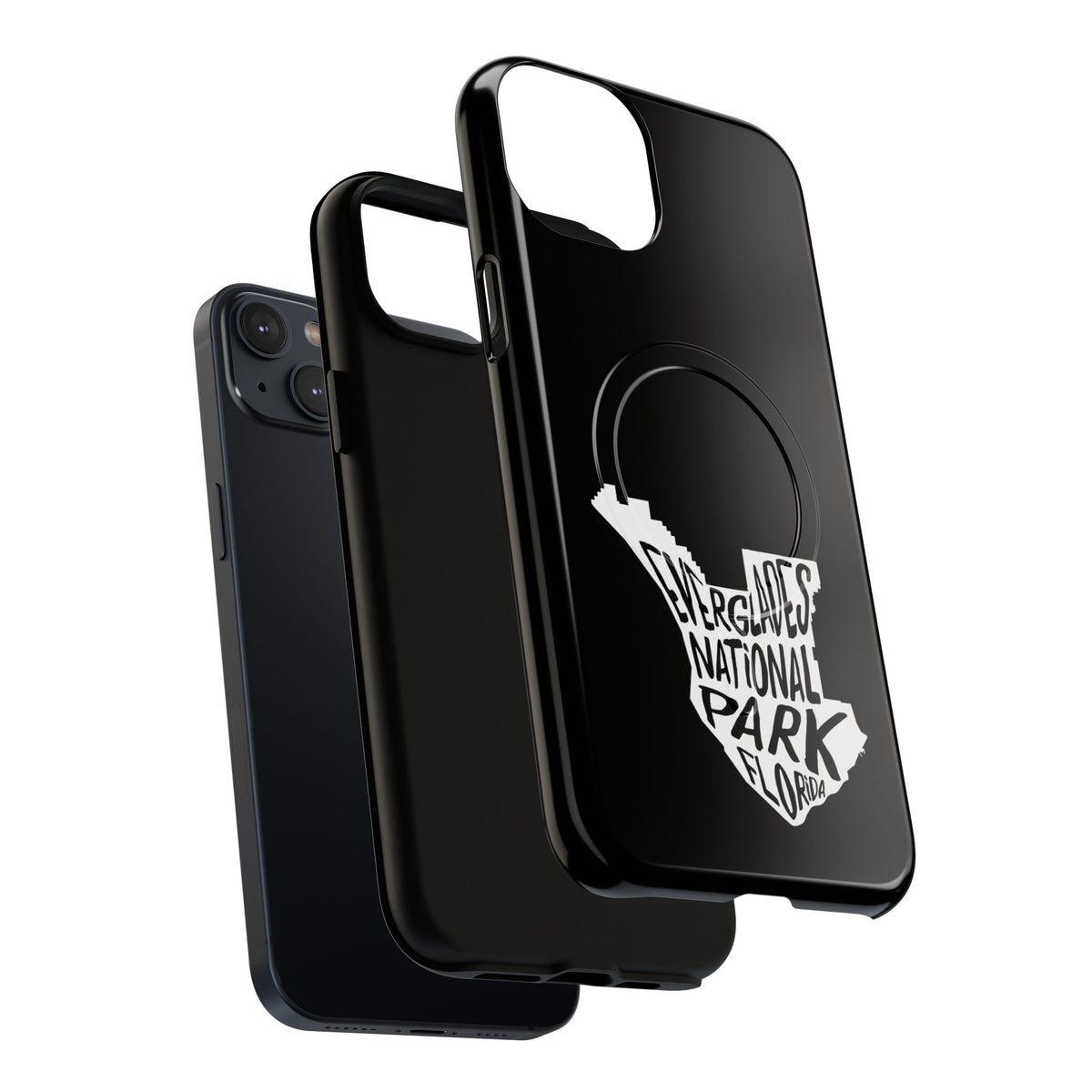Everglades National Park iPhone Case with MagSafe - Map Design