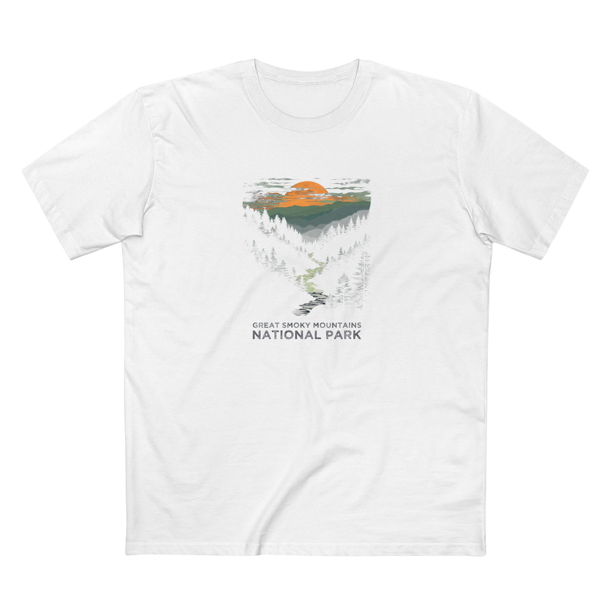 Great Smoky Mountains National Park T-Shirt - in White