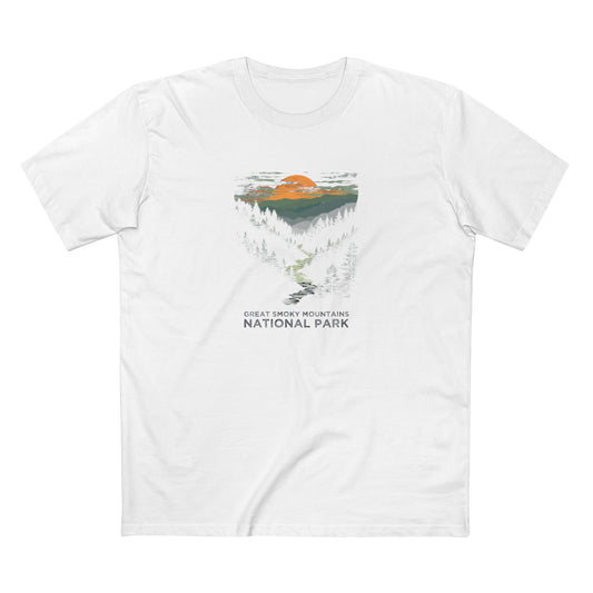 Great Smoky Mountains National Park T-Shirt - in White