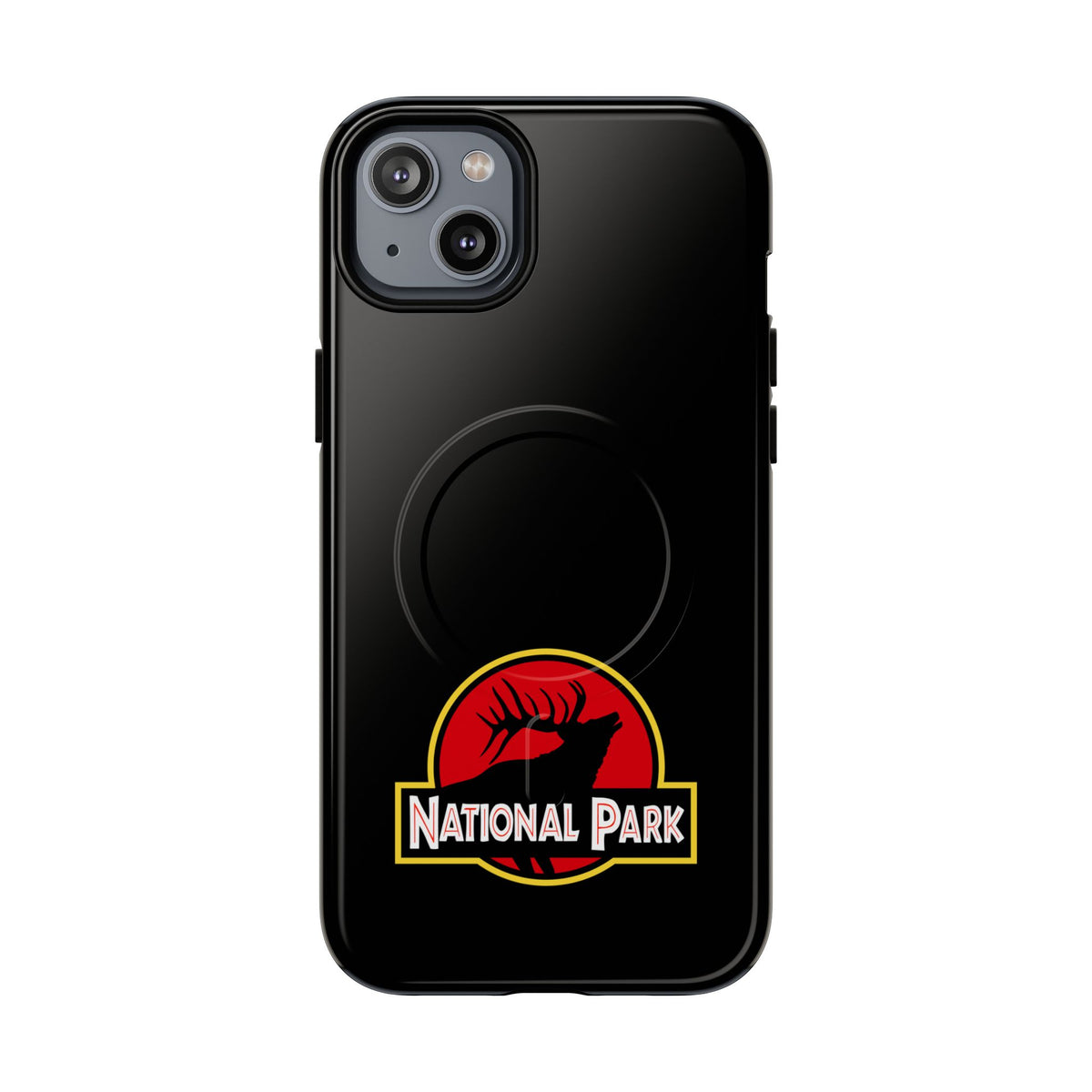 Elk National Park iPhone Case with MagSafe - Parody Logo