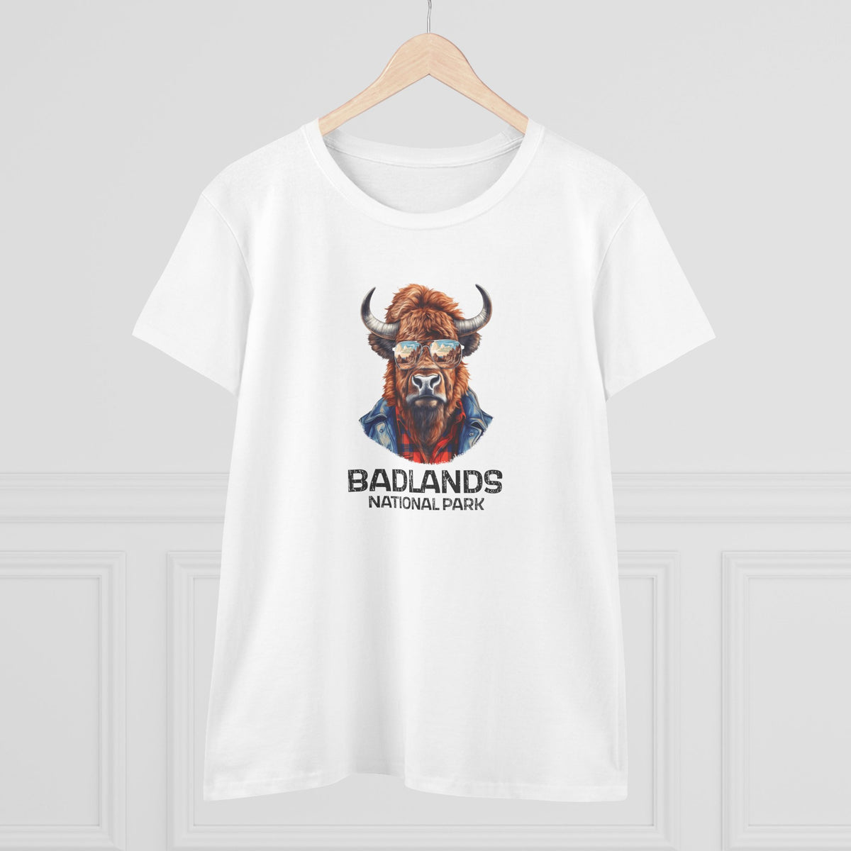 Badlands National Park Women's T-Shirt - Cool Bison