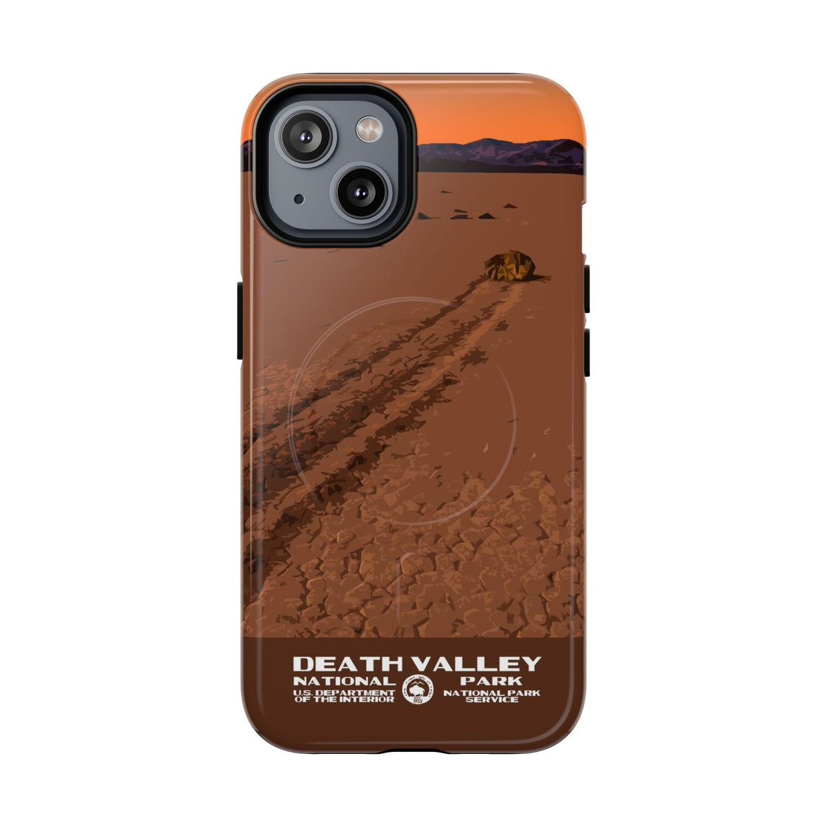 Death Valley National Park iPhone Case with MagSafe - Racetrack Playa