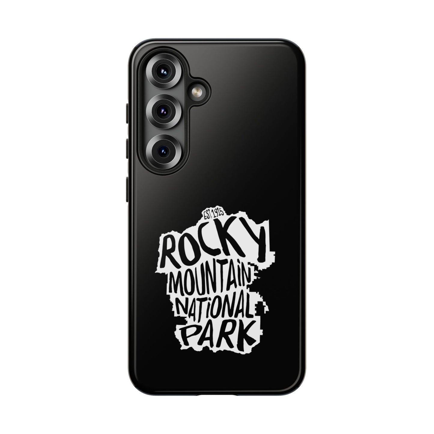 Rocky Mountain National Park Phone Case - Map Design