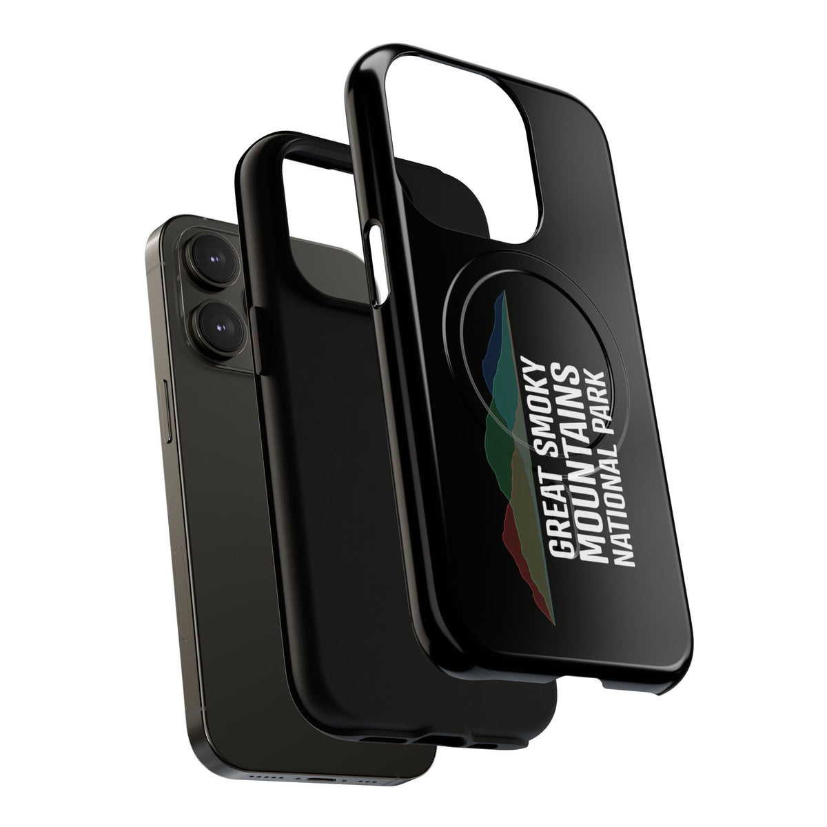 Great Smoky Mountains National Park iPhone Case with MagSafe - Histogram Design