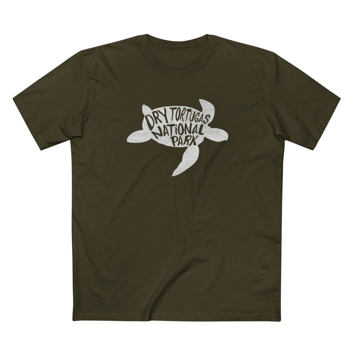 Dry Tortugas National Park T-Shirt - Turtle in Army