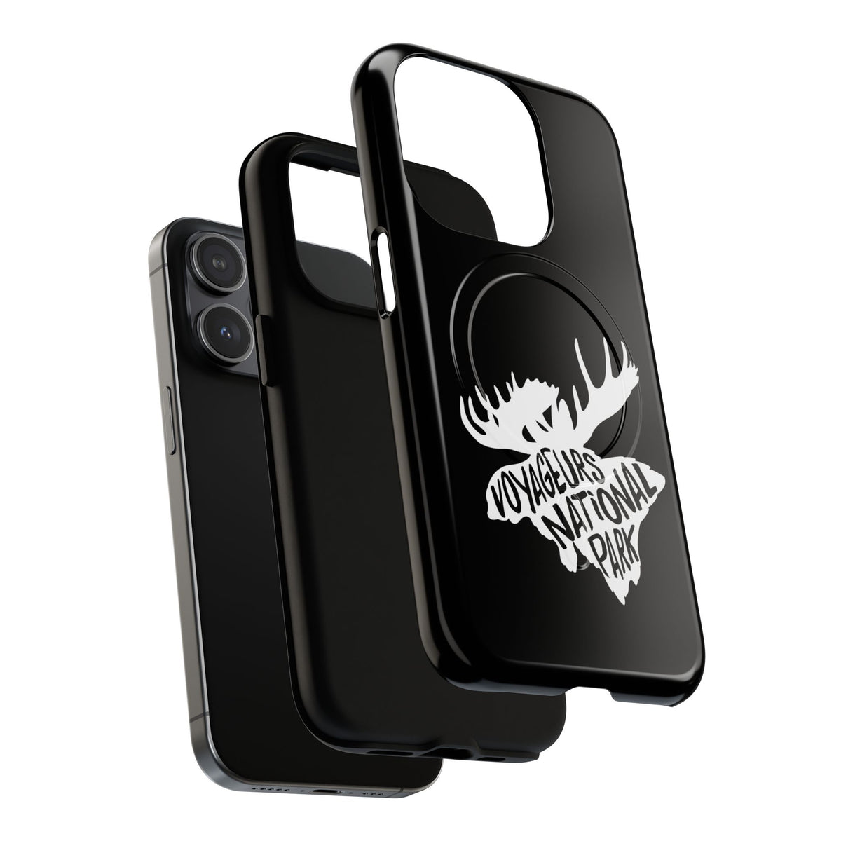 Voyageurs National Park iPhone Case with MagSafe - Moose Design